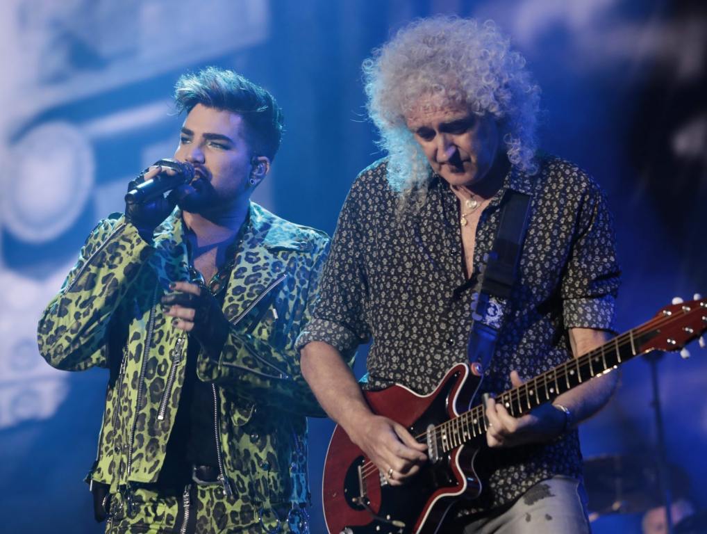 Adam Lambert and Brian May