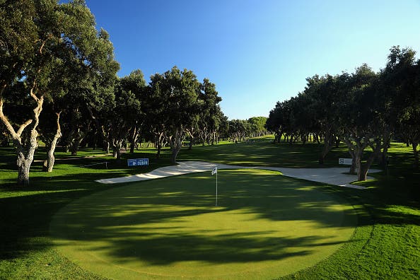 8th hole at Real Club Valderrama.