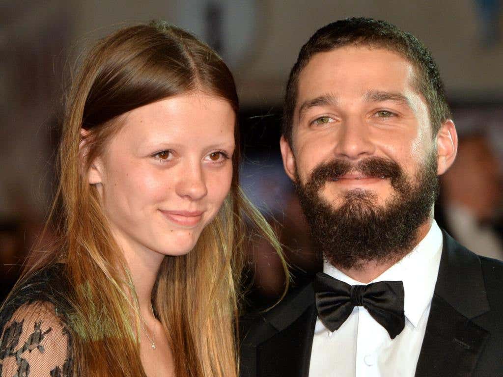 Mia Goth and Shia LeBeouf