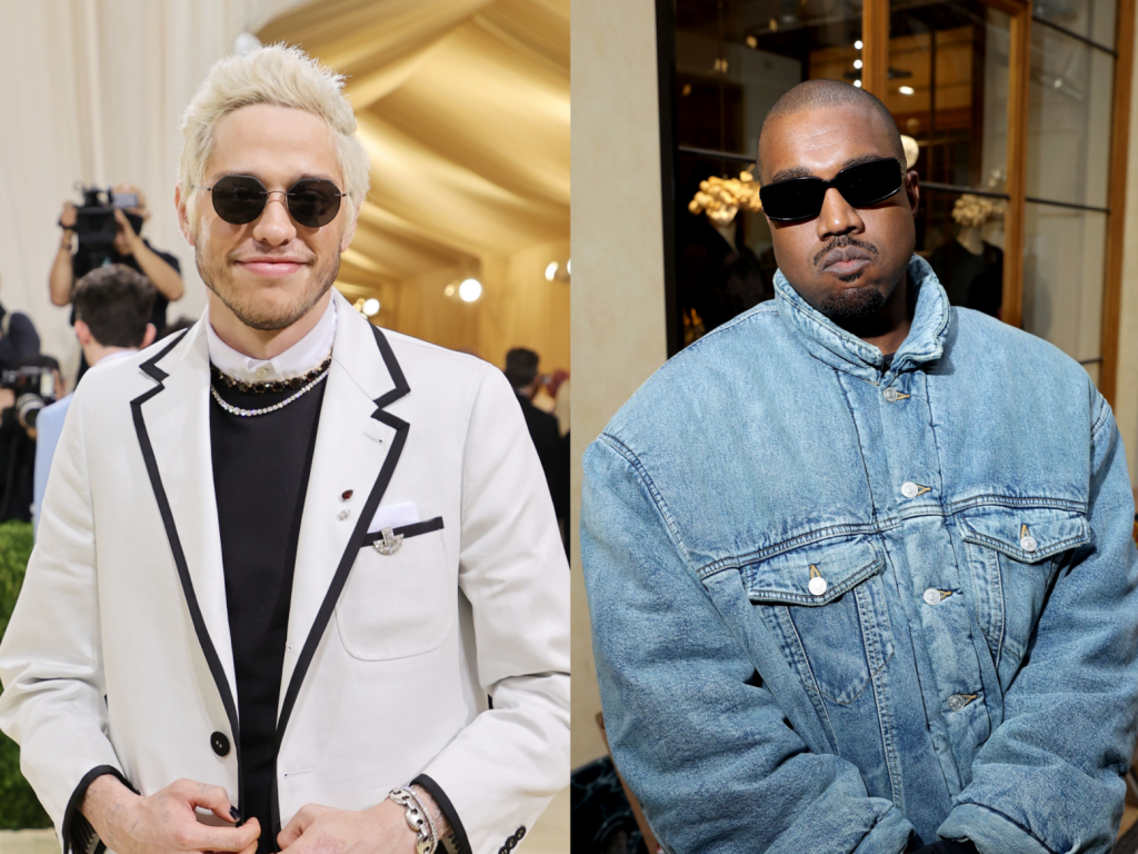 pete davidson, kanye west