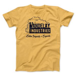 yellow Vandelay Industries tee