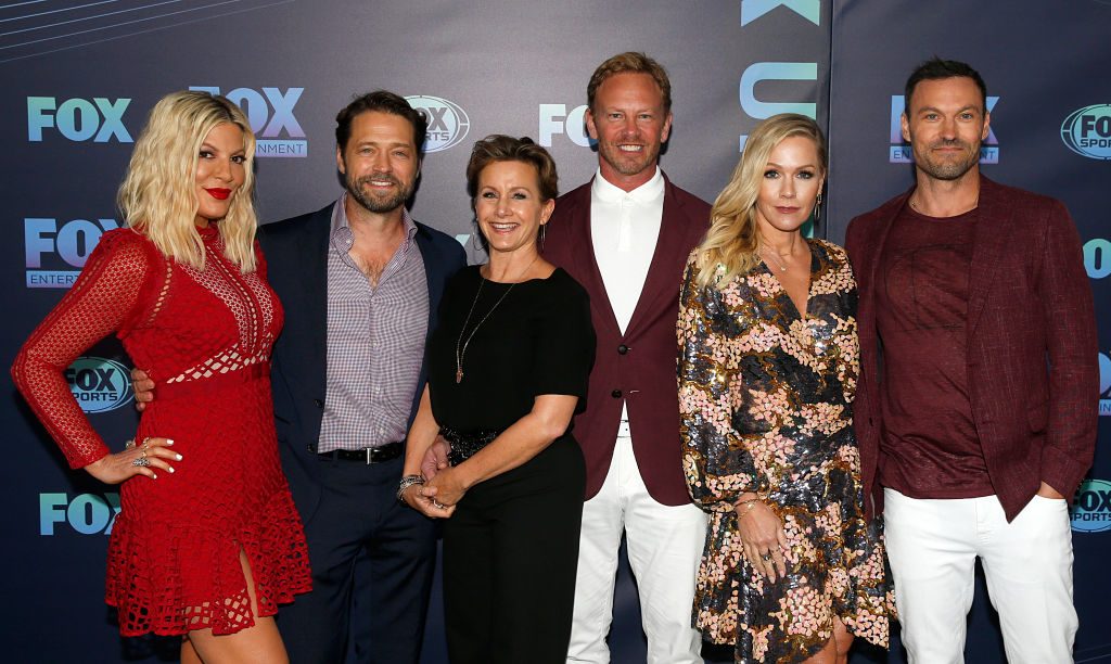 The cast of 90210 at the 2019 FOX Upfronts