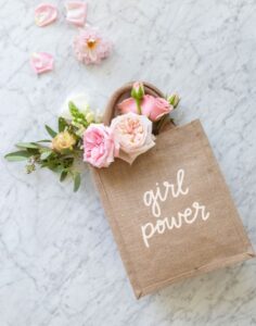 girl power tote bag from the little market